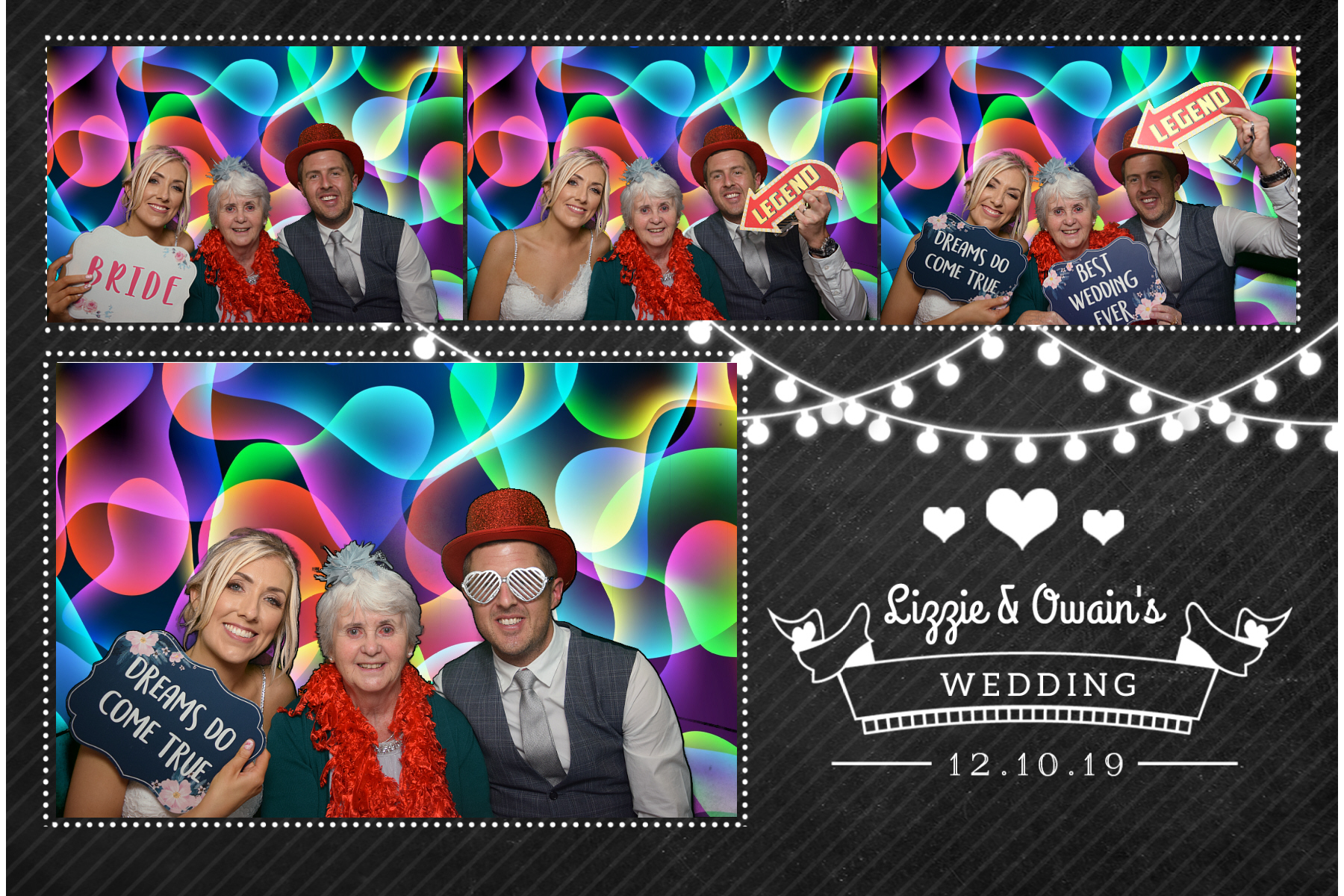 Lizzie & Owain | View more photos from the event at gallery.blissbooth.co.uk/u/BlissBooth/Lizzie-Owain